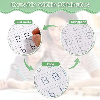 Sank Magic Book With 4 Books + 10 Refills + 1 Gripper To Improve Your Child's Academics